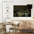 thumbnail image 4 of Elephant Stock The Brooklyn Bridge After Dark Wall Art - Horizontal Canvas Wall Art - Living Room Wall Decor - City Canvas - Brown And Green Decor By Scott Stulberg - 45" x 30", 4 of 4