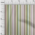 thumbnail image 1 of oneOone Cotton Poplin Fabric Multicolor Stripe Printed Craft Fabric BTY 56 Inch Wide, 1 of 4