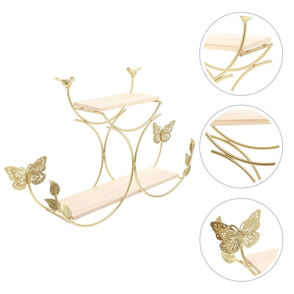 FRCOLOR  Wire Wall Shelf Hangings Home Organization Rack Sturdy