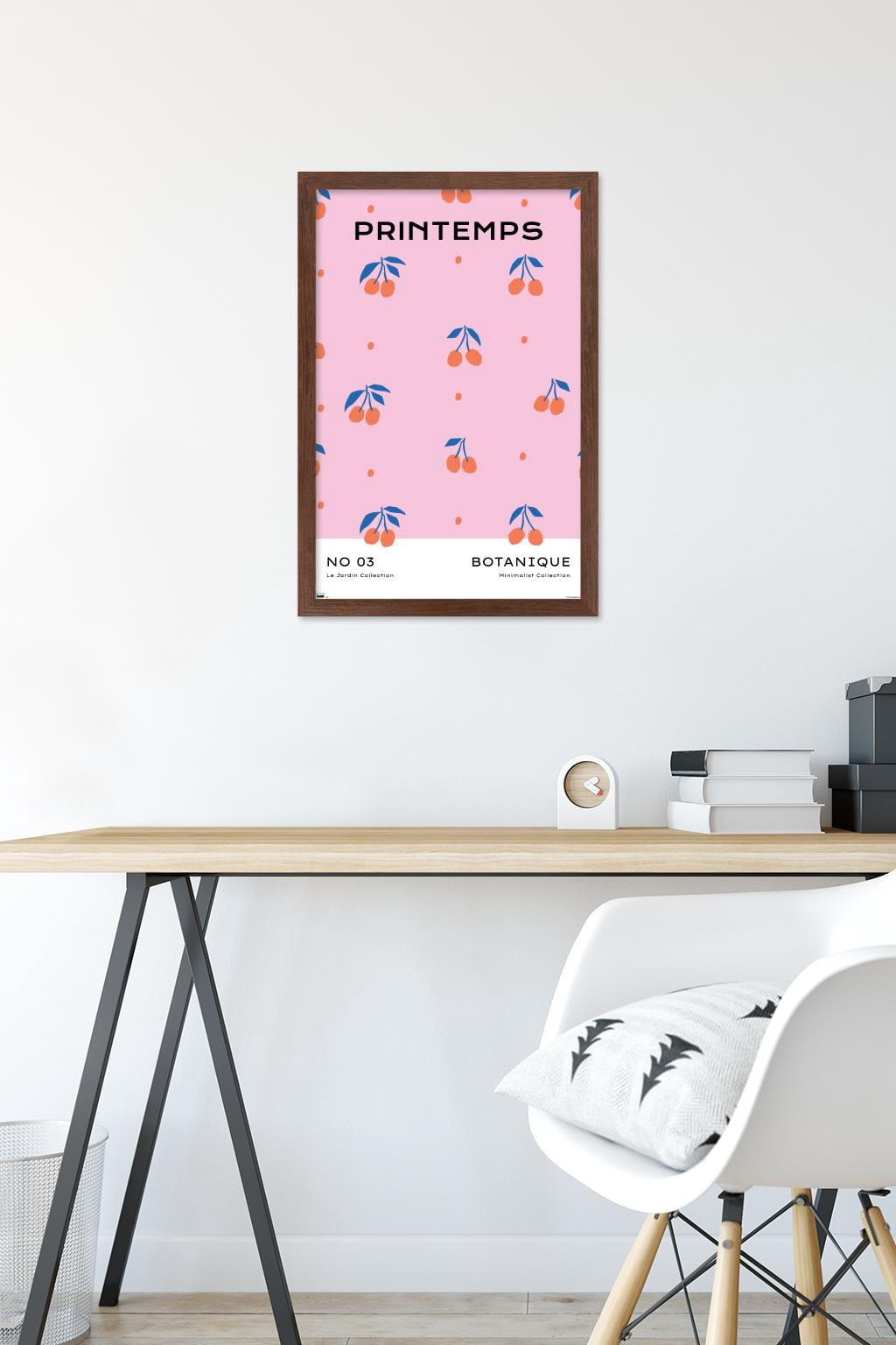 Botanique No 03 Wall Poster, 14.725" x 22.375" Framed
