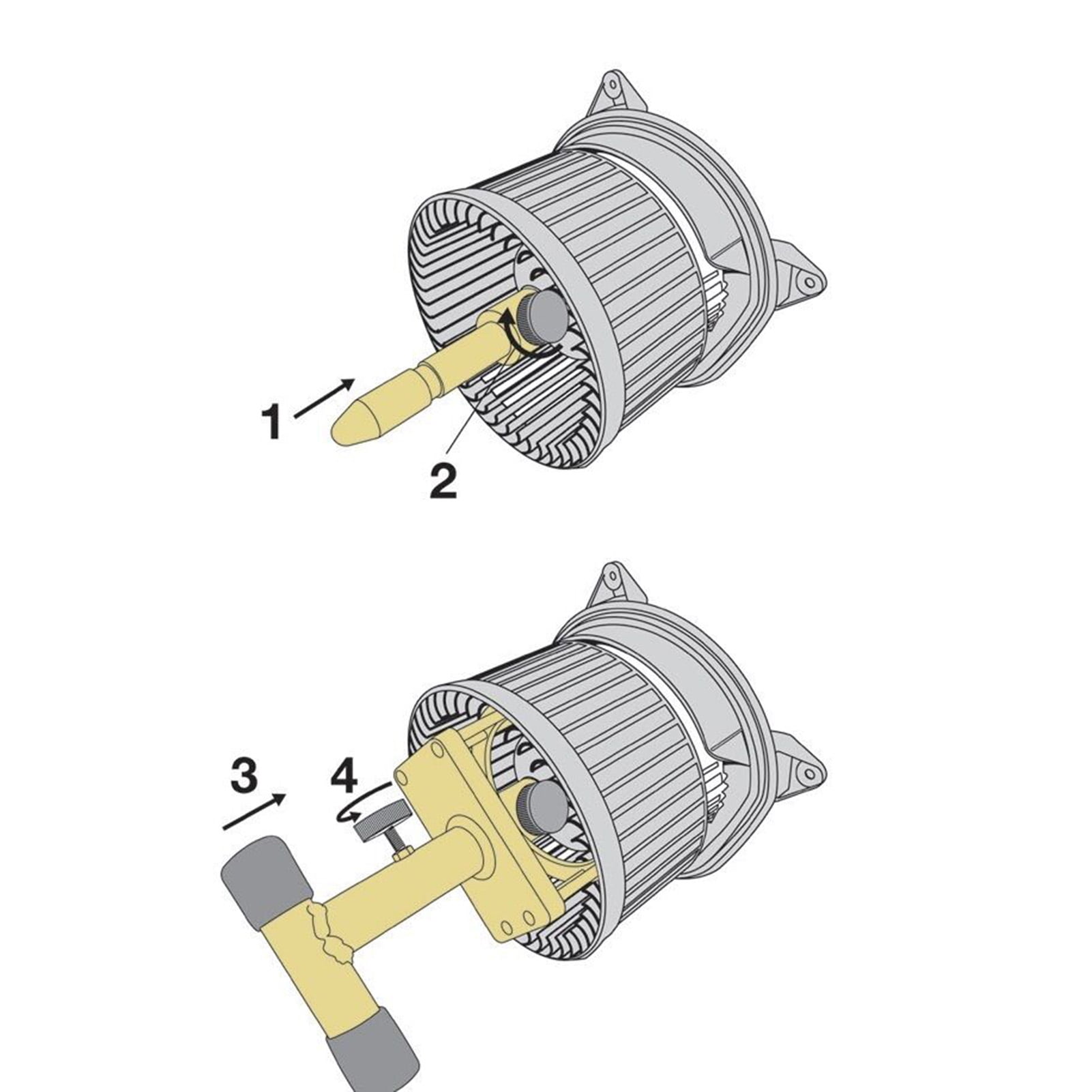 Blower Motor Installation/Extraction 