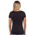 thumbnail image 4 of DC Comics Women's Wonder Woman Super Heroine Number One Distressed Graphic V-Neck T-Shirt, 4 of 4