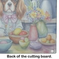 thumbnail image 4 of Decorating Easter Cavalier Spaniel Glass Cutting Board 12 in x 15 in, 4 of 5