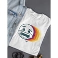 thumbnail image 3 of Laughing Layers - Retro Emoji Aesthetic Graphic Women's T-shirt, 3 of 4
