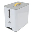 thumbnail image 4 of Distributeur de Nourriture pour Animaux, Récipient Multifonctionnel pour Nourriture Sèche avec Bol, Récipient de Stockage pour Nourriture pour Chats Intérieur Extérieur, 4 of 7