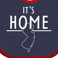 thumbnail image 4 of Inktastic It's Home- State of New Jersey Outline Boys or Girls Baby Bib, 4 of 4