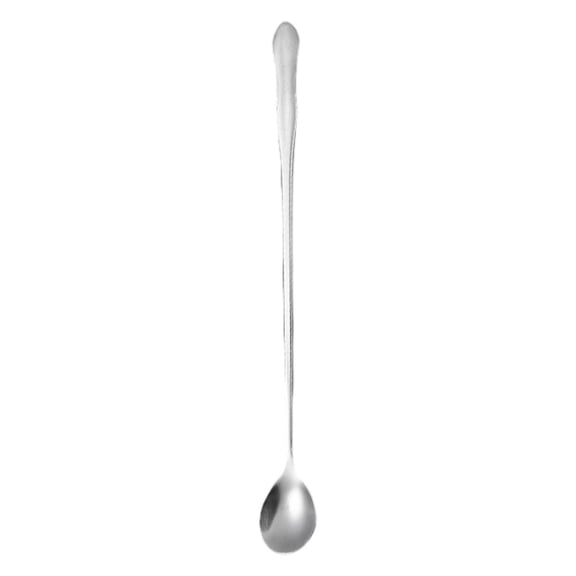Solivara Rustproof Stainless Steel Long Iced Tea Spoon Coffee Stirring Spoon Dessert Spoon For Home Use (D,7.87in)