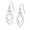 Style-2, variant on Charmsy Celtic Knot Dangle Earrings for Women – 925 Sterling Silver Post Leverback, Lightweight 30 mm Drop Earrings