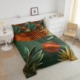thumbnail image 4 of Erosebridal Minimalst Bedding Sets King with Comforter, Modern Geometric Duvet Insert, Swirl Circle Decor, 3 Pieces, 4 of 7