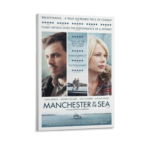 Manchester by The Sea Classic Movie Poster Poster Decorative Painting Canvas Wall Art Living Room Posters Bedroom Painting 24x36inch(60x90cm)