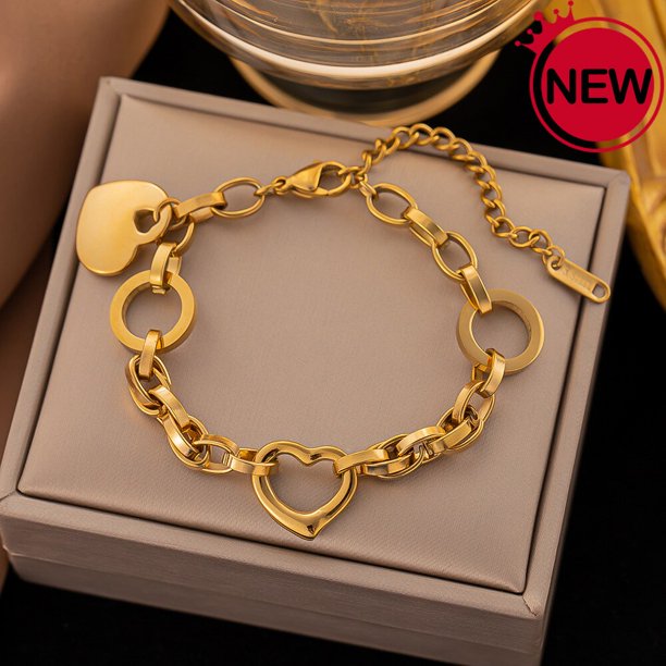 Pulsera de acero inoxidable 316L para mujer, brazalete de circón del árbol de la vida, a prueba de óxido, regalo de joyería para fiesta, envío gratis