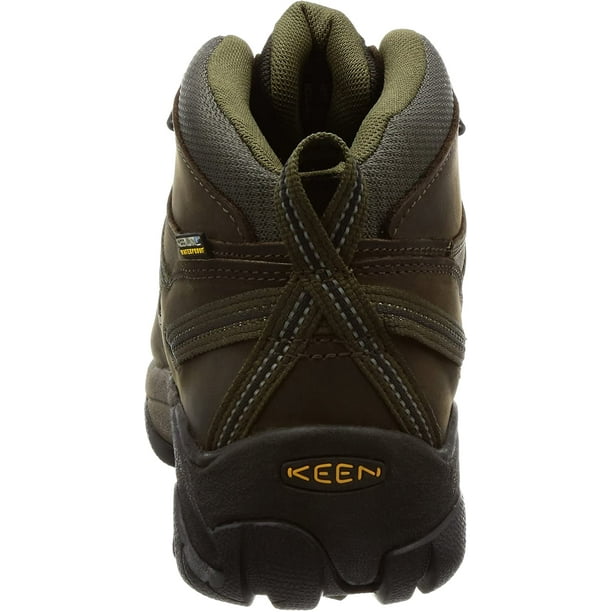 KEEN Mens Targhee II Hiking Shoe, Canteen/Dark Olive - 8 DM US 