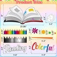thumbnail image 3 of Reading Bulletin Board Decorations Back to School Open Book Cutouts Classroom Library Decor, 3 of 7