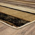 thumbnail image 5 of Mohawk New Wave Rainbow Neutral Striped Printed Area Rug, 5`x8`, Tan, 5 of 5