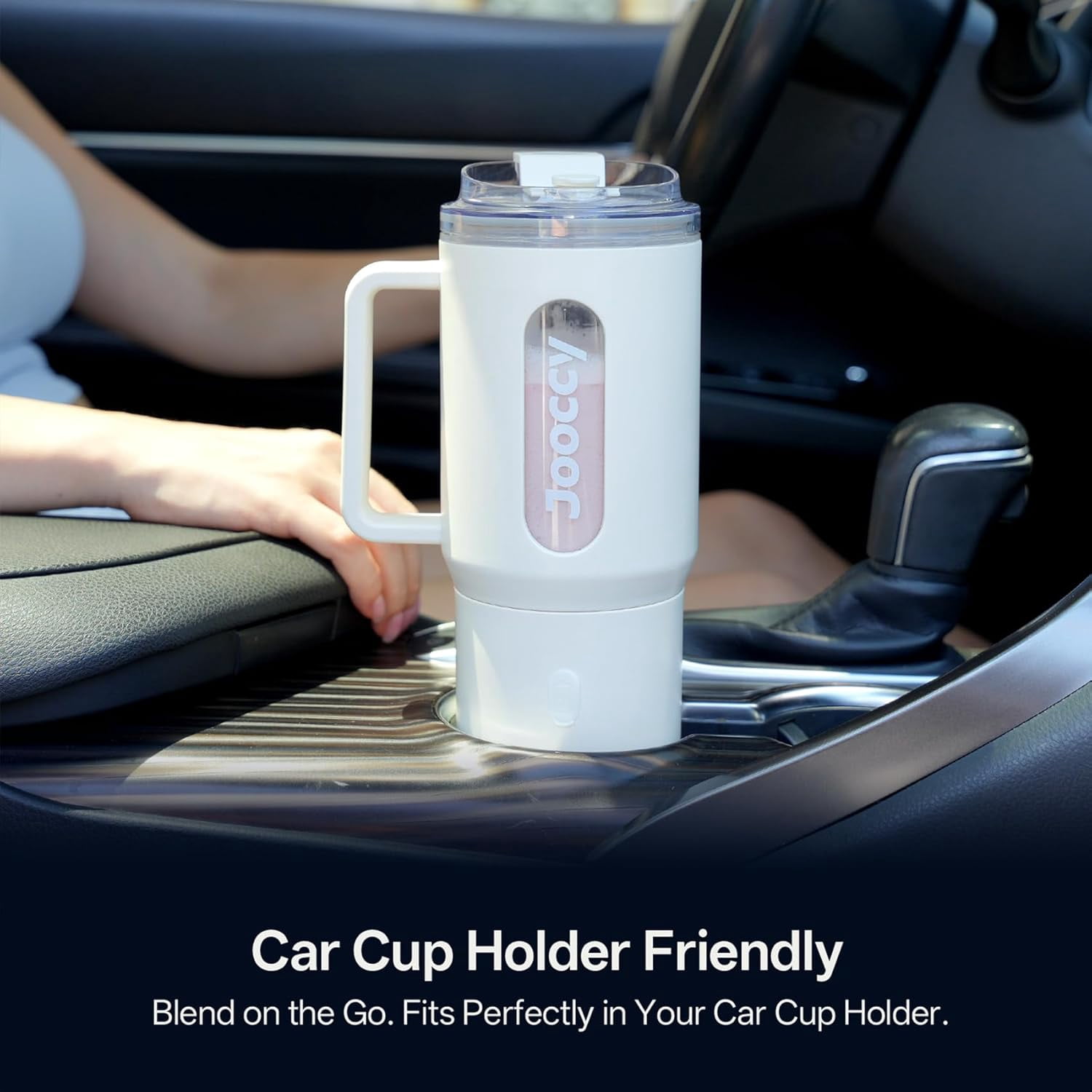 18oz Portable Blender Cordless Travel Smoothie Maker with Ice Crushing Blades Auto Reverse Blending for Gym Office