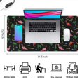 thumbnail image 5 of Long Mouse Pads for Desk,Pink Dinosaurs Cosmic Stars Desk Mats on Top Of Desks, Desk Mouse Pad Extra Large with 3mm Non-Slip Base and Stitched Edge for Gaming,Office,Work,Home 31.5"x15.7", 5 of 6