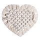 thumbnail image 1 of Posavasos de tejido con forma de corazón, tapete aislante térmico, posavasos de algodón, 1 of 7