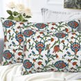thumbnail image 4 of Throw Pillow Cover Case Vintage Floral Pillow Covers 20x12 Inch Set of 2,Soft Decorative Throw Pillow Case for Living Room Bedroom Sofa Couch Cushion Covers, 4 of 6