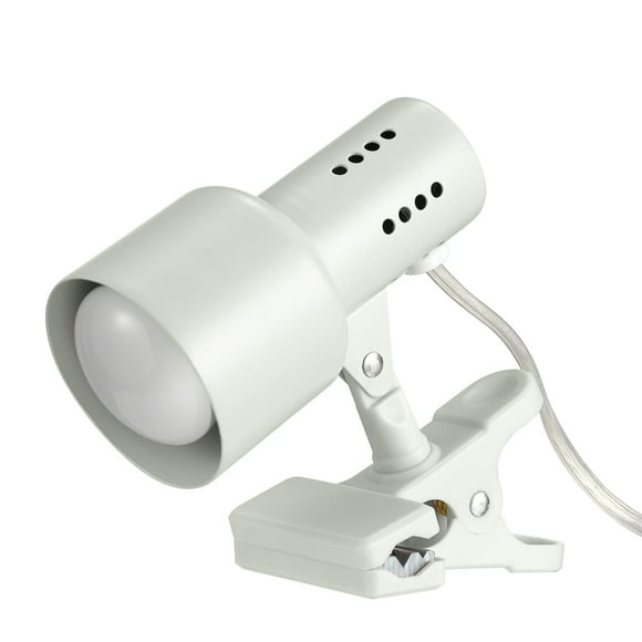 Globe Electric 30293 5.5"" Clip-Arm Desk Lamp, Matte Light Gray, In-Line On/Off Switch, Bulb Included, Home D cor, Desk Lamps for Home Office, Home Office Accessories, Room D cor, Accent Lighting La