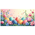 thumbnail image 6 of Easter Celebration Floral Egg Basket Backdrop Banner Spring Decorations Photography Props Party Supplies Event Decor Background, 6 of 8