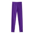 thumbnail image 3 of MSemis Kids Boys/Girls High Waist Swim Leggings Workout Swimwear Swim Tights Swimsuit Purple 6, 3 of 7