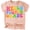 Peach Shirt, variant on Hello 4th Grade Back to School Gift 1st Day of School Wavy Shirts Pink Shirt Youth Medium