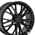 thumbnail image 1 of 19" Replica CV22 fits Chevrolet Corvette C7 Z06 19x8.5 Black, 1 of 4