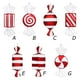 thumbnail image 3 of Colgante de caramelo de 15 cm, piruletas artificiales de PVC, adorno colgante para árbol de Navidad (G) Likrtyny Oficina Multiescena Multifunción, 3 of 9