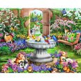 thumbnail image 1 of Kit de pintura al óleo de animales de jardín por números imagen de dibujo DIY para decoración del hogar para adultos Hugtrwg Para estrenar, 1 of 9