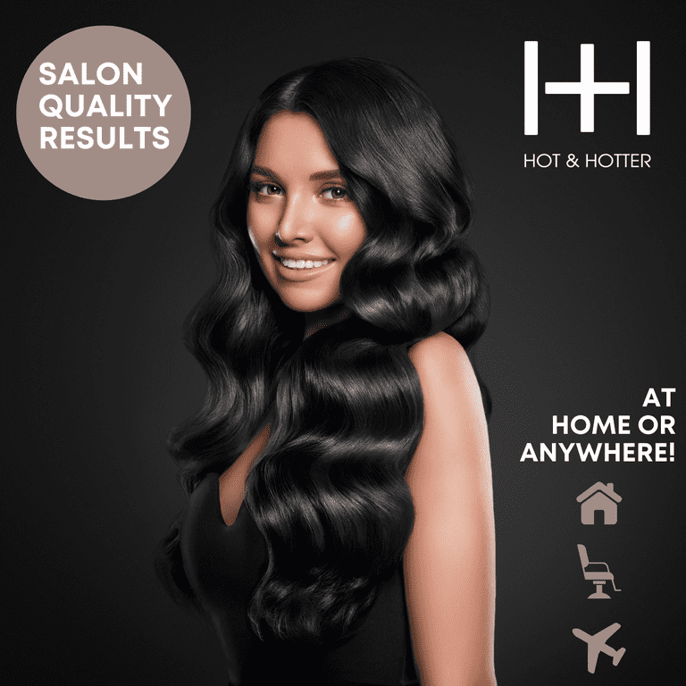 Hot & Hotter Super Jumbo Heat Cap Dryer Attachment, Black