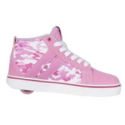 Heelys Racermid20 (Little Kid/Big Kid/Adult) Pink/Hot Pink/White/Camo