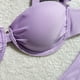 thumbnail image 4 of Traje de baño para mujer, bikini de acero de color sólido para mujer, conjunto de traje de baño de playa para vacaciones con flores, trajes de baño para mujer, 4 of 7