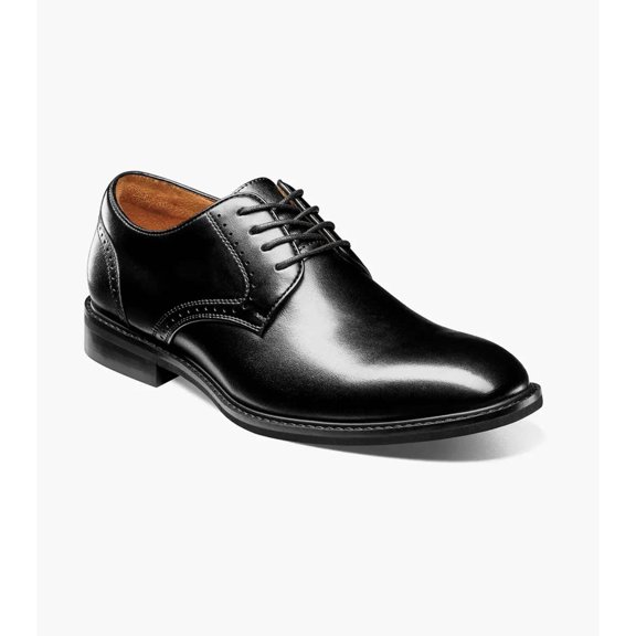 Stacy Adams Benson Plain Toe Oxford Dress Shoes Black Leather 25751-001