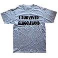 thumbnail image 1 of Camiseta "I Survives Glaggleland", divertida, regalo para fans del juego, manga corta, informal, algodón, unisex, talla UE, suave, cuello redondo., 1 of 8