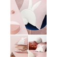 thumbnail image 3 of Paquete de 2 fundas de almohada de Pascua de primavera, funda de almohada decorativa de primavera de conejito, fundas de cojín de terciopelo bordadas cuadradas en 3D, divertido conejo De, 3 of 5