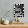 thumbnail image 2 of US Art Frames Zebra Print 3x36 Picture Frame .75" Wide - Preinstalled Hangers and UV Blocking Plexiglass, 100% USA Made, 2 of 4