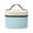 Blue, variant on Square Insulated Lunch Box, Thermal Food Storage Tote with Secure Top Handle, Compact Cooler Bag, Heat-Retaining Oxford Carrier for Picnic and Travel