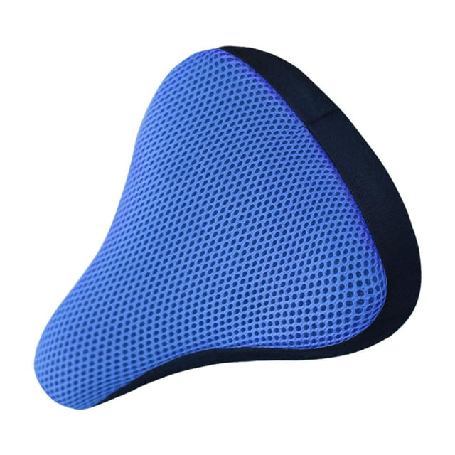 jinwen Bike Saddle Cover Anti Slip Universal Seat Cover for Adult Road Bike Blue