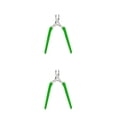 thumbnail image 2 of Soidarity Manicura Uña Cuticle Nipper Tijeras Removedor de piel muerta Mango de silicona Antideslizante Acero inoxidable Cuidado Trimmer Verde Verde 2Conjunto, 2 of 6