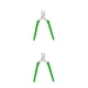 thumbnail image 4 of Seitruly Manicure Nail Toenail Cutícula Nipper Tijeras Dead Skin Remover Clippers Tool Professional Olecranon Care Green Verde 2piezas, 4 of 6