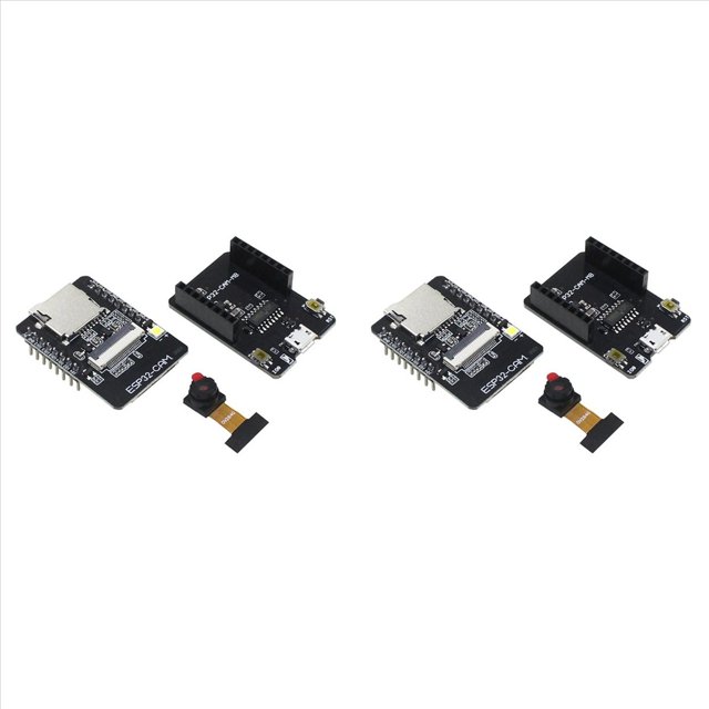 2X Placa de Desarrollo ESP32-CAM Módulo WiFi+Cámara OV2640+Base ESP32 WIFI Bluetooth IoT Placa Base CPU de 32 Bits de Doble Núcleo