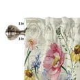 thumbnail image 6 of Spring Flowers Plants Wildflowers Curtain Home Decoration Living Room Short Curtains Window Treatments For Kitchen Bedroom, 6 of 6
