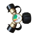 thumbnail image 1 of Barsinfi Splitter, Propane Tank Y Splitter Adapter, With Instrument, 2 way Lpg Adapter Tee Joint, 1 of 5