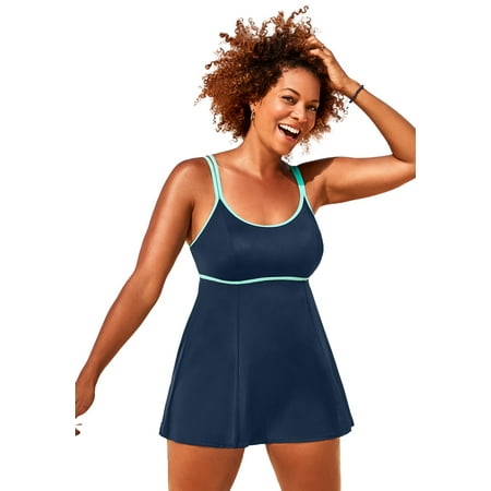Swimsuits for All Women s Plus Size Lingerie Strap Swimdress