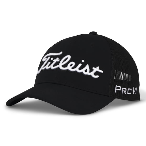 Gorra de golf Titleist Tour Performance Mesh para hombre, color blanco y negro