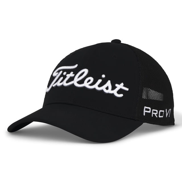 Gorra de golf Titleist Tour Performance Mesh para hombre, color blanco y negro