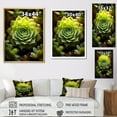 thumbnail image 4 of Designart "Verdant Succulent Flourish" Succulent Floater Framed Wall Art Prints, 4 of 5