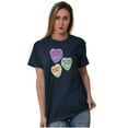 thumbnail image 5 of Funny Valentine's Conversation Hearts Women's Graphic T Shirt Tees Brisco Brands S, 5 of 5