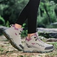 thumbnail image 5 of YOURDIARY Womens Mens Ankle-High Waterproof Hiking Boots Outdoor Lightweight Hiking Shoes Trekking Trails, 5 of 8