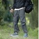 thumbnail image 1 of Pantalones largos para hombre, para exteriores, impermeables, a la moda, lisos, informales, con cintura elástica y bolsillos, pantalones cargo para hombre., 1 of 4